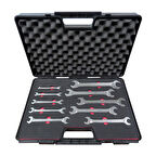 Brio Anahtar İki Ağız Set 10 Parça 6X7-24X27 Çantada