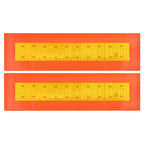 Brio Reflektör Tır Şerit Sticker 2Li