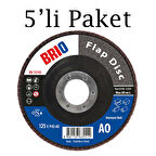 Brio Flap Disk 125XP40 Ao 5'li Paket