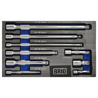 Brio Uzatma Kol Set 9 Parça 1/4 3/8 1-2