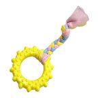 Eurodog Puppy Toys Sarı Çark Diş Kaşıma Yavru Köpek Oyuncağı 18 Cm
