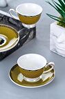 Acar GRN-05033 Tessa Sarı 2 Kişilik Kahve Fincan Takımı