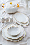 Clarice 12 Kişilik 60 Parça Porselen Yemek Takımı