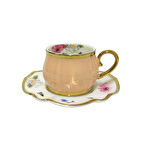 Acar Rowan 6 Kişilik Kahve Fincanı Takımı HXF-05173 Pudra