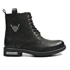 Hammer Jack MERDANE Erkek  Siyah Yıkama Nubuk Bot