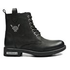 Hammer Jack GARSON Kadın  Siyah Yıkama Nubuk Bot