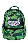 Elatae Çok Gözlü Su Geçirmez Nano Kumaş Dinazor Desenli İlkokul Çantası L5121