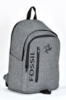 Fossil Unisex Çok Gözlü Günlük Seyahat Okul Sırt Çantası Gri 9500
