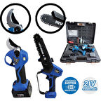 Hyundai HCS306XP + LaserCut 35XP Akülü Budama Seti – Çift Akülü Profesyonel Bahçe Bakım Seti