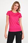 Slazenger RELAX IN Kadın Slim Fit Fuşya Tişört