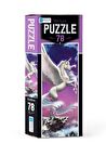 Blue Focus Fantastik 78 Parça Çocuk Puzzle