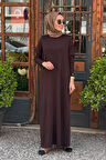 İNVEE Elbise 5747 Kahve
