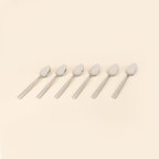 Erdem Basic 6'lı Çay Kaşığı - Gümüş