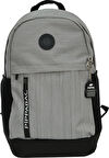 Pippa Nori Üç Bölmeli Ortaokul ve Günlük Sırt Çantası - Erkek - Açık Gri - Siyah - CNT8015-06