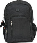 Pippa Yogi Dört Bölmeli Krinkıl Okul ve Günlük Sırt Çantası - Erkek - Siyah - CNT8030-04