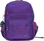 Pippa Koral Krinkıl Kumaş Kız Çocuk Dört Bölmeli Okul ve Günlük Sırt Çantası - CNT8025-08