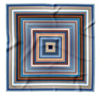 Armine Nostalji Tivil İpek 8237-31 Mavi  Karışık Desen