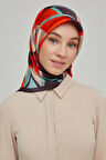 Armine Nostalji Serisi İpek Twill Eşarp 8664D-09