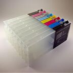 Epson 9880/9800/7880/7800 Uyumlu Kolay Dolan Kartuş - 8 Renk