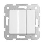 Viko Linnera/Rollina Beyaz Üçlü Anahtar Çerçevesiz - 90440068