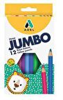 Adel Jumbo Hexa Boya Kalemi 12 Renk Tam Boy
