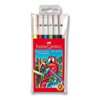Faber Castell Keçeli Kalem Karışık 6lı Poşet 5067155106
