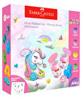 Faber-Castell Unicorn 4x56 gr Oyun Hamuru 3D Kalıp Oyun Hamuru Seti
