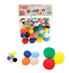 Mikro Pastel Ponpon Seti 10-20-30Mm - 6 paket