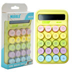 Muggle MU-541 Masaüstü 10 Haneli  Pilli Hesap Makinesi Yeşil