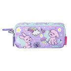 Muggle 2 Bölmeli Fluffy Bunny Kalemlik Lila (MU-5791)