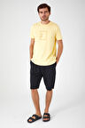 Arnetta Think Less Live More Sarı Erkek Bermuda Takım