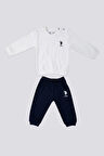 U.S. Polo Assn The Elegance Of İnnocence Krem Bebek Sweatshirt Takım