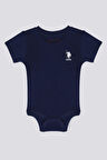 U.S. Polo Assn İnner Peace Lacivert Bebek Body Zıbın