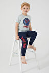 Spider Man D4750-3 Çocuk  Yeşil Melanj Pijama