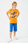 Space Jam L1568-3 Çocuk  Turuncu Alt Üst Takım