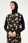 Eros 1749 Siyah Tam Tesettür Mayo Takımı