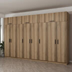 Minar Kale 8 Kapaklı 2 Ç Dolap Ve Yüklük Dore 255CM