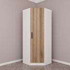 Kale Köşe Gövde Beyaz/Antrasit/Dore Beyaz/Dore - 190CM