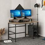 Minar Greta Çalışma Masası Ceviz Kahverengi 