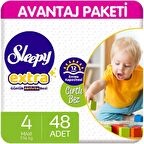 Sleepy Extra Günlük Aktivite Bezi 4 Beden 48'li