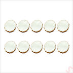 Epoksi Magnet, 6,50 cm - Altın - 10 Adet