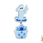 1 Yaş Figürlü Notluk - Mavi