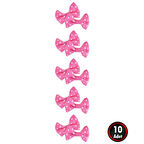 Grogren Papyon Fiyonk, 3 x 1,5 cm - 10 Adet - Renk Seçenekli - PEMBE