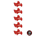 Grogren Papyon Fiyonk, 3 x 1,5 cm - 10 Adet - Renk Seçenekli - KIRMIZI