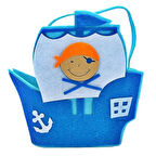 Keçe Korsan Sepet - 30,00 cm.