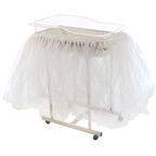 Hastane Küvöz Eteği, Kristal Tüllü, 16 m2, Beyaz