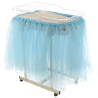 Hastane Küvöz Eteği, Pullu Tüllü, 16 m2, Mavi