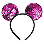 Pul Payetli Parti Tacı, Fuşya