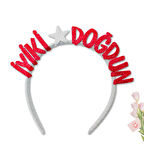 İyiki Doğdun Taç - Kırmızı