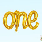 One Folyo Balon, 107 cm x 50 cm - Altın